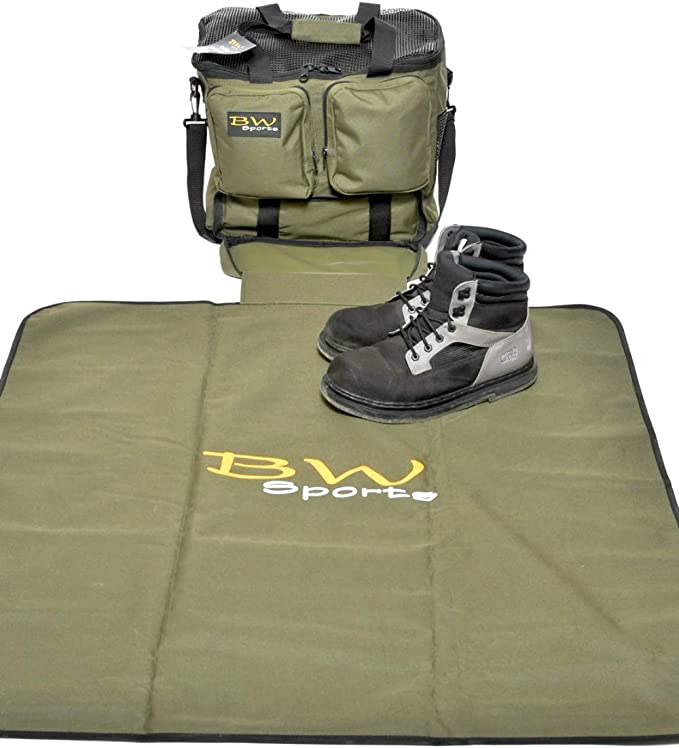 BW Sports™ Waders and Wading Boots Storage Carry Bag, Olive - WD 1000,  Olive - BW Sports