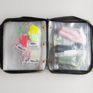 Large Tackle Binder for Pre-Tied Leaders, Soft Plastics, Off Shore Fly Patterns and Fly Tying Materials - TL 1000