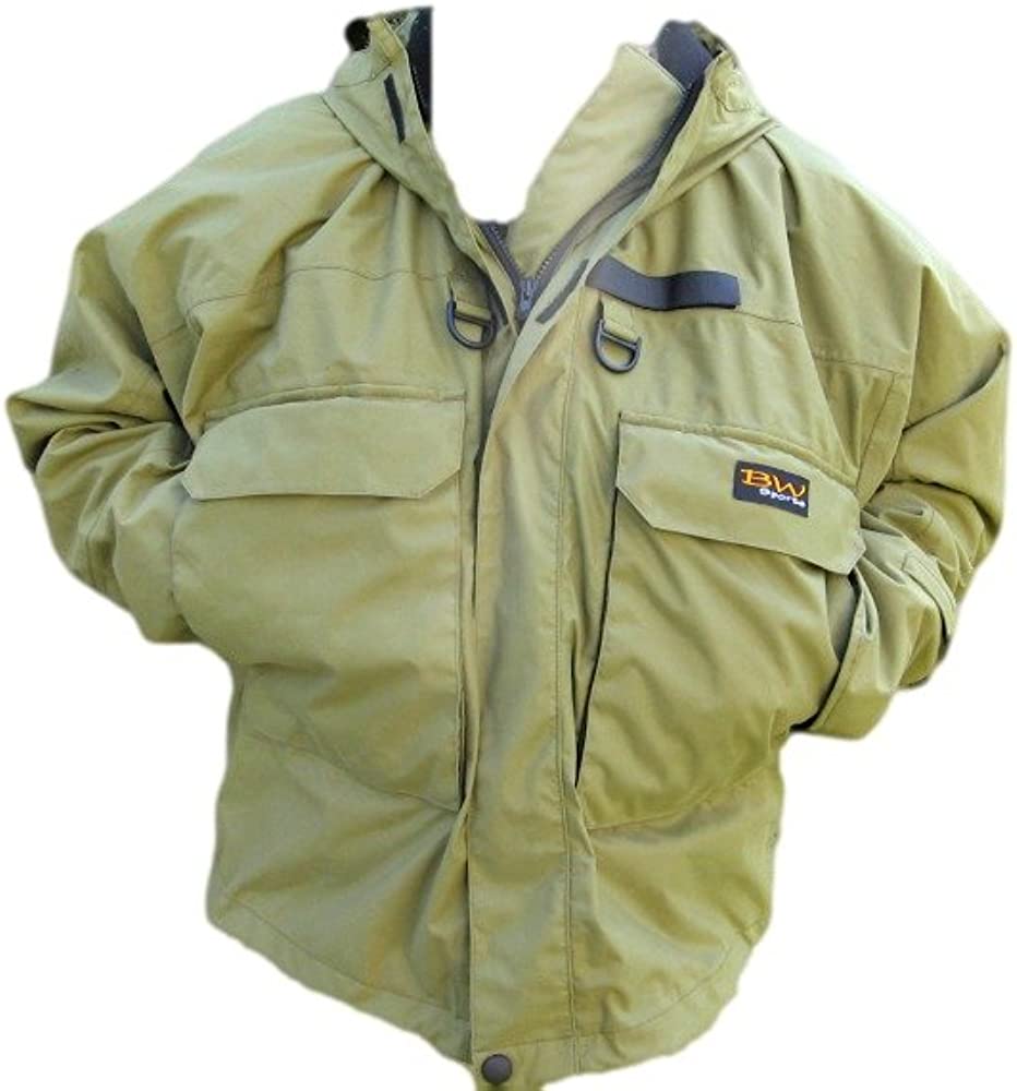 BW Sports Rain Jacket Soft Shelled Rain Gear with Fleeced Line Hood ...