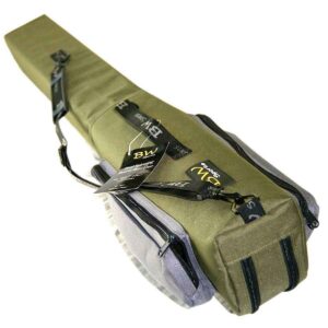 Dual Spinning Rod and Reel Case for 7' (seven feet) 2-Piece Spinning Rods or Baitcasting Rods with Large Guides - RC 3072