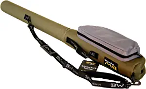 BW Sports Spinning Rod and Reel Case for one single (7 ft.) 2-Piece Spinning or Baitcasting Rods- RC-5060, Gray/Olive